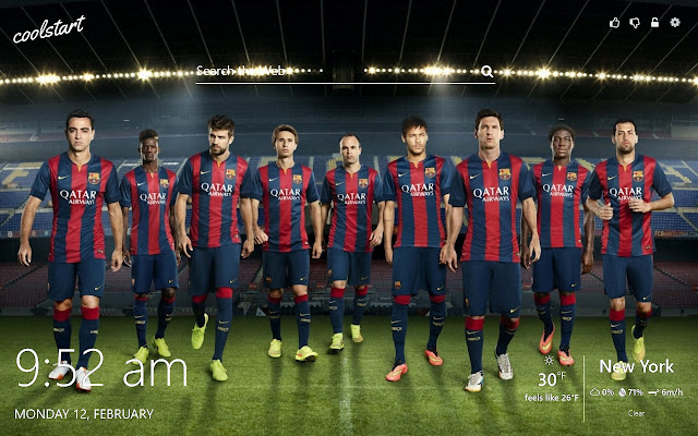 FC Barcelona HD Wallpapers New Tab Theme