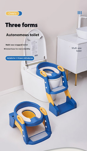 Title 8, Two-in-One Ladder Baby Toilet Stable Self-Conta...