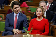 Canadian Prime Minister Justin Trudeau and wife Sophie Gregoire Trudeau. File picture