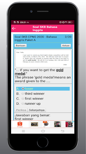 Soal SKB BAHASA INGGRIS 2020