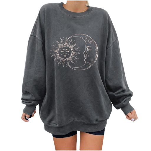 Title 7, Personalized Printing Loose Plus Size Fashion S...