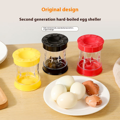 Title 1, Hand-cranked Cooked Egg Shell Remover Effortles...