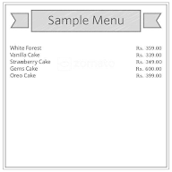 Baranwal Bakers menu 1