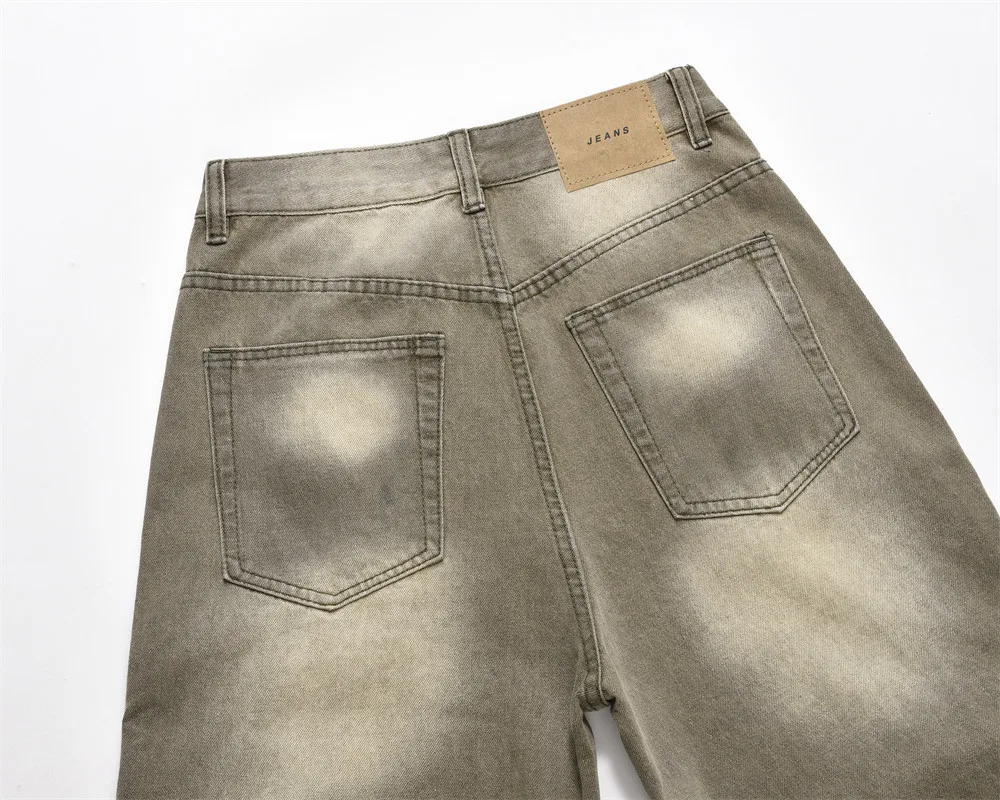 Title 9, Jeans Masculina Lavada e Desgastada Solo de Res...