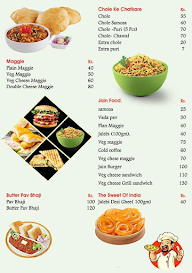 The Cutting Corner menu 1