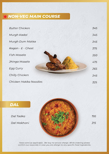 Effotel By Sayaji menu 