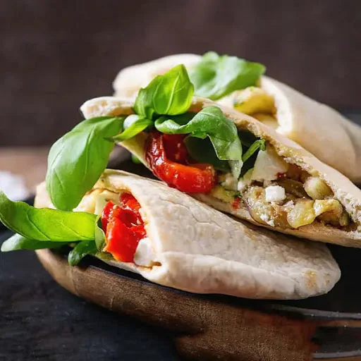 Smoky Charred Paneer Shawarma Pocket