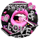 Glitter Pink Lips Sweet Love Theme icon