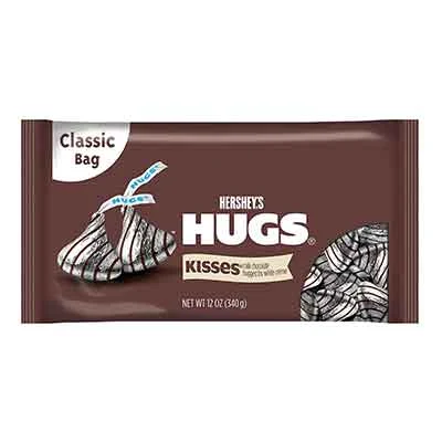 Hersheys Kisses Hugs Candies 340G