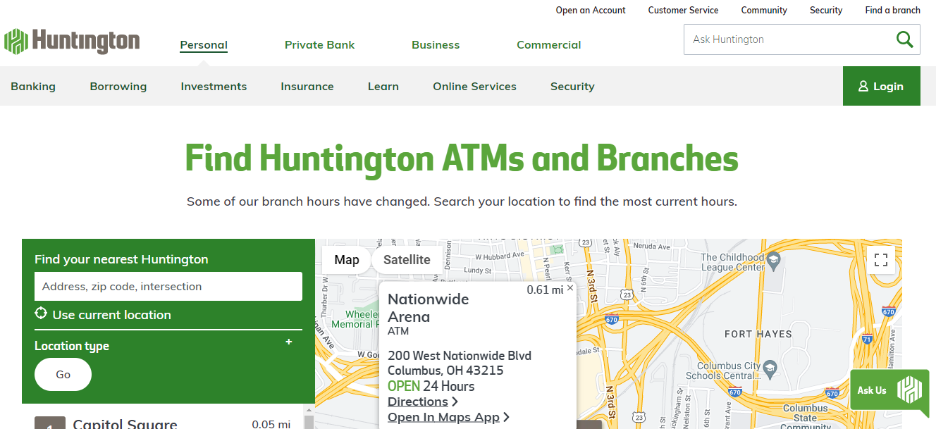 Huntington Bank near me