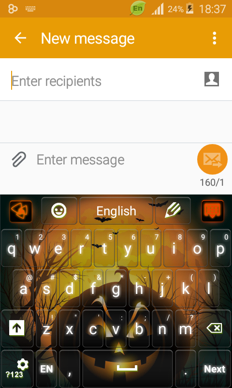 Halloween Keyboard-free Android app