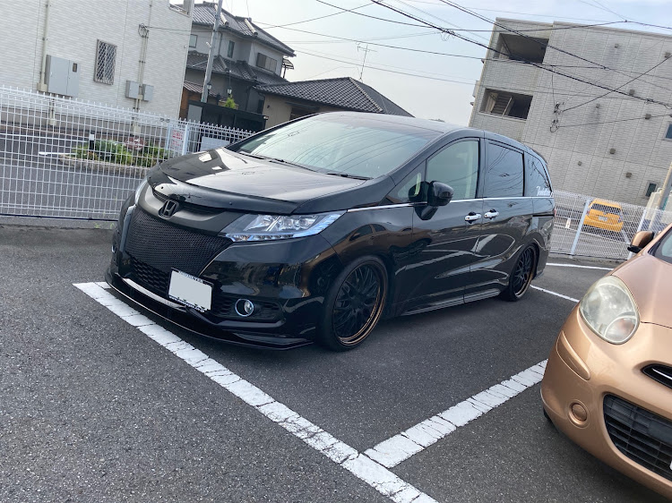 オデッセイの仮想USDM・アメリ感・すごい端に停めてるに関するカスタム事例の投稿画像1枚目