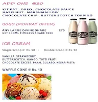 Shakes And Cream, Food Court menu 2