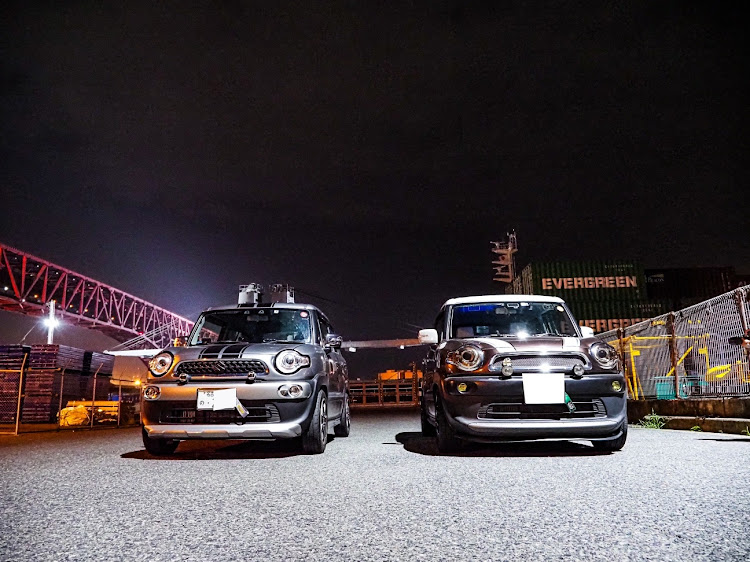 クロスビーのクロスビー関西・ラストクロスビー・夜映えビックリバー号・いろんな思い出ありがとうごさいました～☺️に関するカスタム事例の投稿画像8枚目