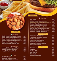 Burger Hub menu 1