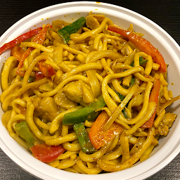 F10. 咖喱鸡/牛肉炒面 Curry Chicken Chow Mein