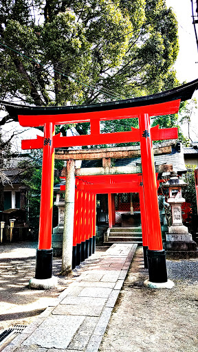 藤森神社 連なる鳥居