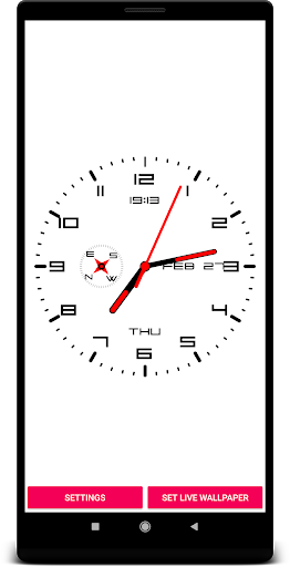 Clock Live Wallpaper screenshot #3