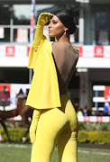 Miss South Africa 2018 Tamaryn Green at the 2018 Vodacom Durban July.