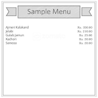 Sanwariya Mithai Wala menu 1