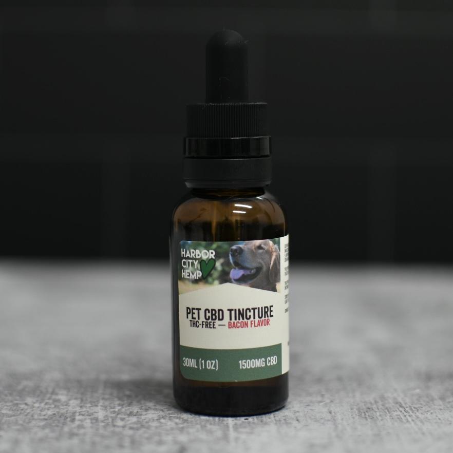 1500Mg Cbd Pet Tincture (Thc-Free, Bacon Flavored)