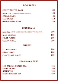 Lha Kitchen menu 1