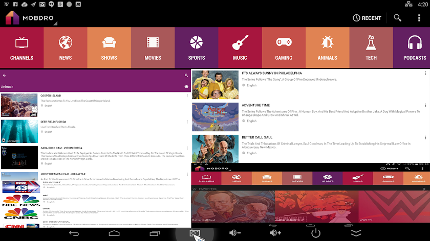 free guide for mobdro Screen 3