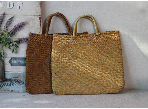 Title 1, Ladies Fashion Country Style Hand Woven Tote Ba...
