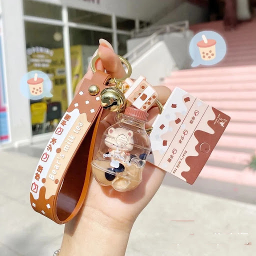 Title 1, Pearl Milk Tea Bear Into Oil Liquid Quicksand K...