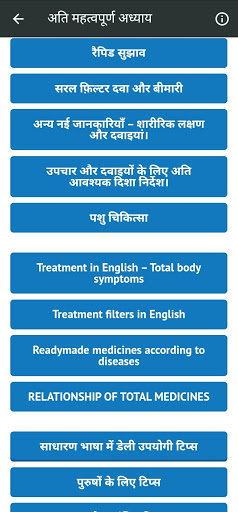 Homeopathic Treatment