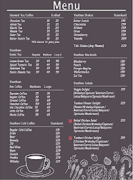 Youth On Cafe menu 1