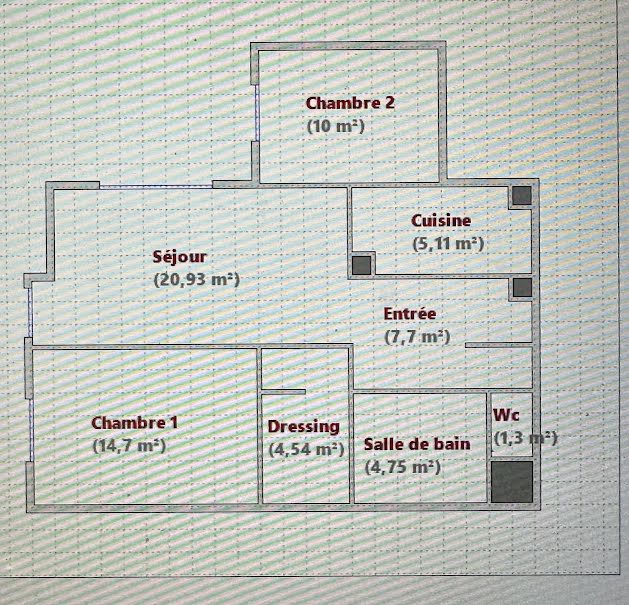 Vente appartement 3 pièces 69 m² à Paris 17ème (75017), 400 000 €