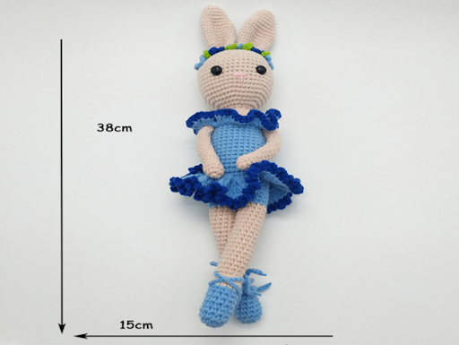 Title 6, Handmade Baby Crochet Rabbit Plush Toy Soft and...