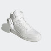 adidas for prada re-nylon forum hi white / white / silver metallic