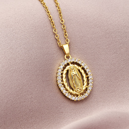 Title 3, European and American Color Zircon Virgin Mary ...