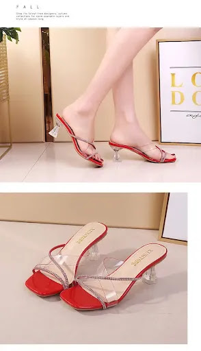 Title 20, Rhinestone Fairy Wine Glass Heel All-match High...