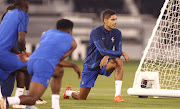 Defender Raphael Varane during France's training session at at Al Saad Sports Club in Doha, Qatar  on December 17 2022, ahead of their World Cup final against Argentina.