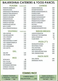 Balkrushn Caterers menu 1