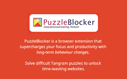 PuzzleBlocker: Stop wasting time with puzzles