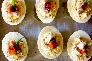 Niçoise Deviled Eggs