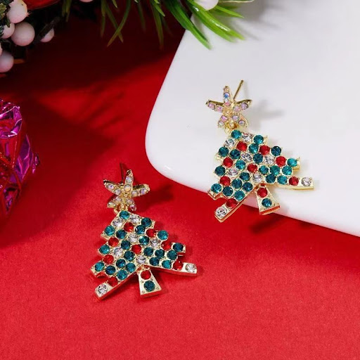 Title 3, New Colorful Christmas Earrings from the Christ...