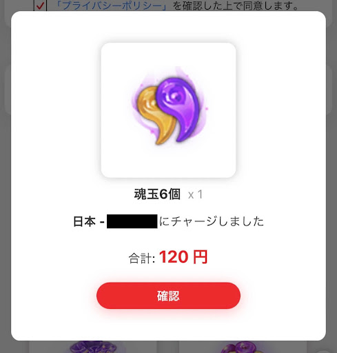 PayPal支払い⑦