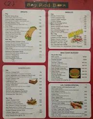 Big Red Box menu 3