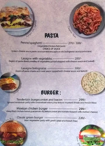 Sky Garden menu 