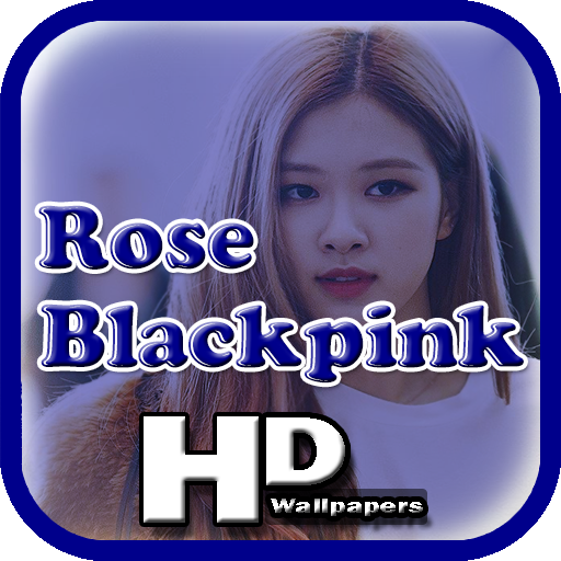 Blackpink App Icon, Rose Dark Blue #22