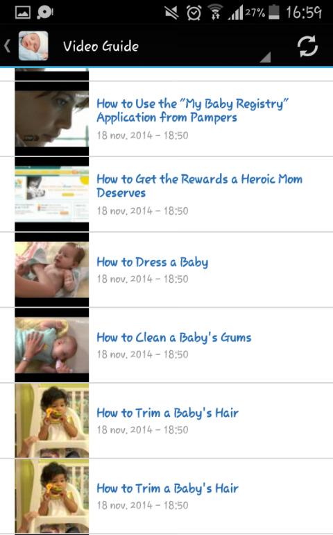 Baby Care Screen 3