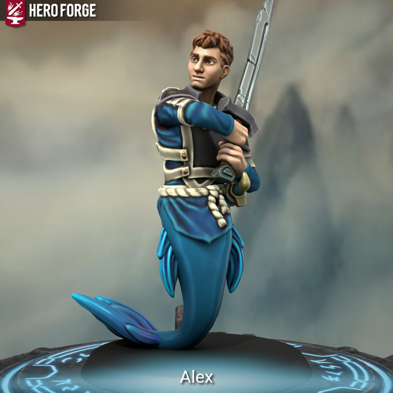 Resources for Writers - Hero Forge Art: Alex