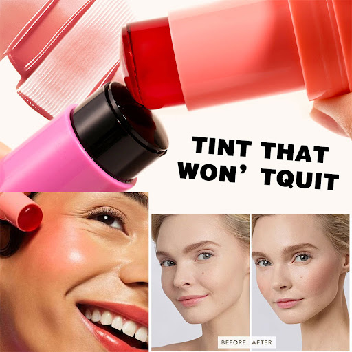 Title 4, Bouncy Fruit Flavor Dyed Lip Brush Lip And Chee...