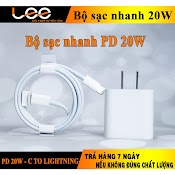 Bộ Sạc Nhanh 20W Pd Sạc Siêu Nhanh Cho Lphone (Bảo Hành 1 Năm)