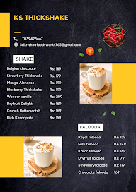 KS Thickshake menu 2